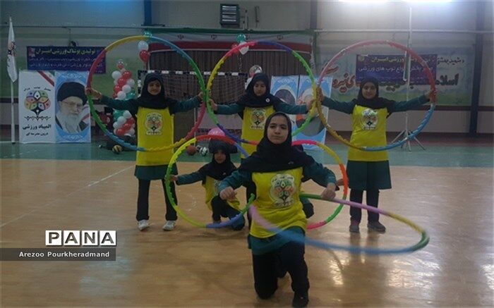مراسم اختتامیه استانی المپیاد ورزشی درون مدرسه ای به میزبانی دبیرستان دکتر شاهی