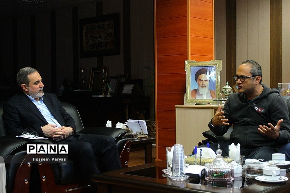 دیدار رامبد جوان با وزیر آموزش و پرورش