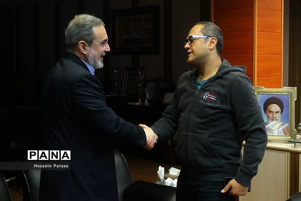 دیدار رامبد جوان با وزیر آموزش و پرورش