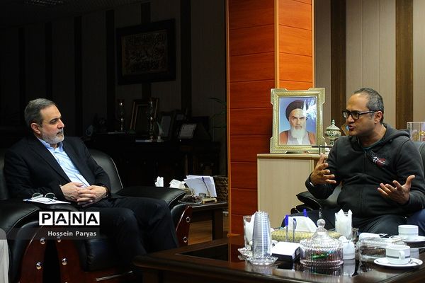 دیدار رامبد جوان با وزیر آموزش و پرورش