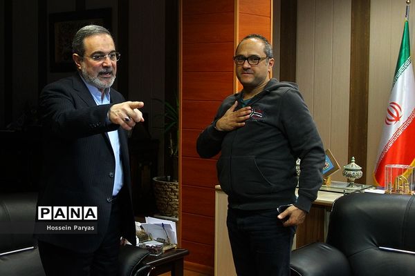 دیدار رامبد جوان با وزیر آموزش و پرورش