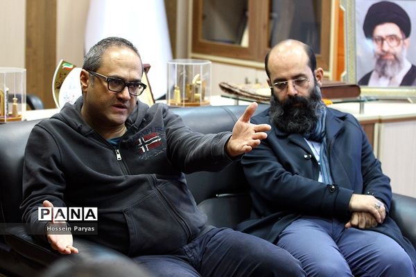 دیدار رامبد جوان با وزیر آموزش و پرورش