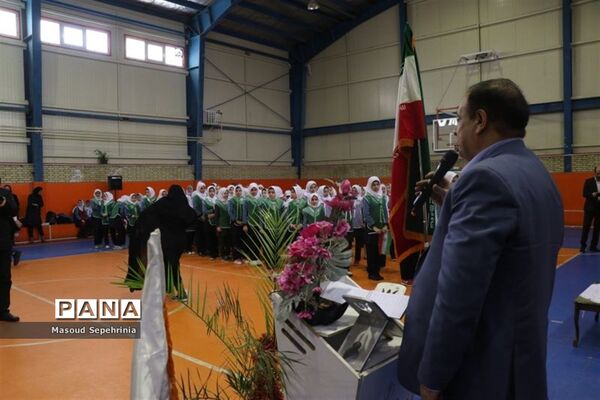 همایش بزرگ یاوران انقلاب پیشتاز در دبستان منیر باسمنج