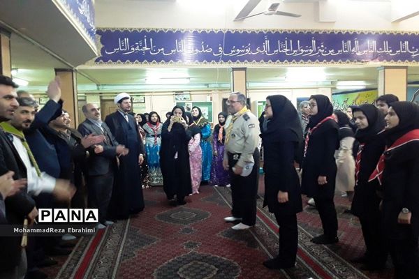 مانور تشکیلاتی پیشتازان سازمان دانش آموزی استان همدان