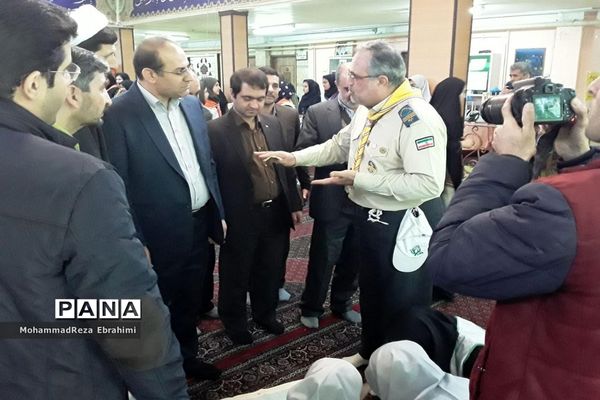 مانور تشکیلاتی پیشتازان سازمان دانش آموزی استان همدان