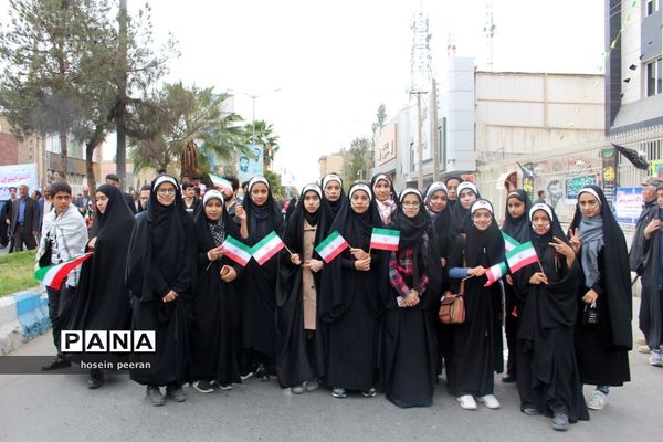 راهپیمایی 22 بهمن در زاهدان