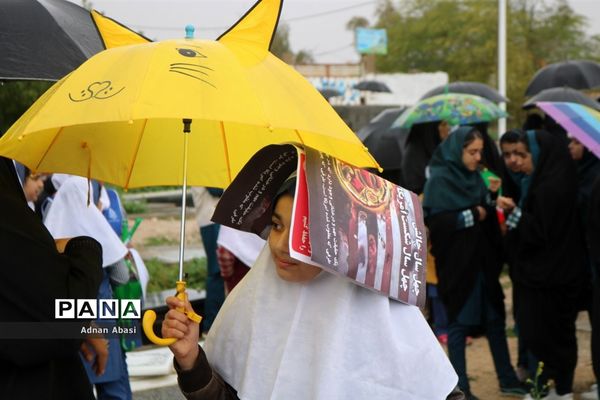 راهپیمایی یوم الله ۲۲ بهمن‌ماه در گله‌دار