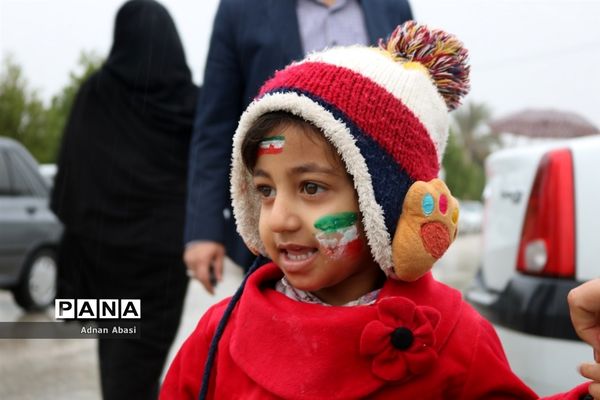 راهپیمایی یوم الله ۲۲ بهمن‌ماه در گله‌دار