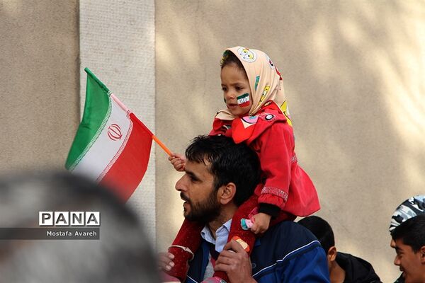 مراسم راهپیمایی 22 بهمن در شهرستان بیرجند