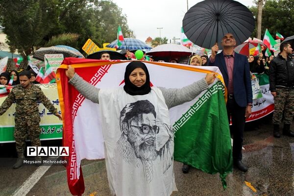 مراسم راهپیمایی 22 بهمن در بوشهر-1