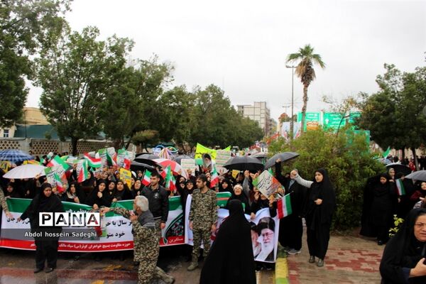 مراسم راهپیمایی 22 بهمن در بوشهر -2