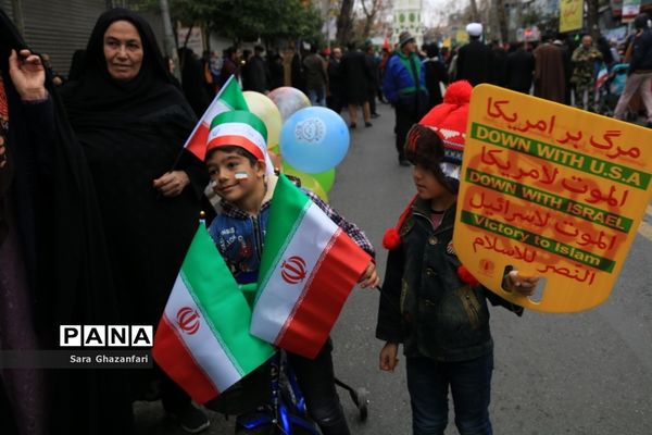 راهپیمایی ۲۲ بهمن در ساری