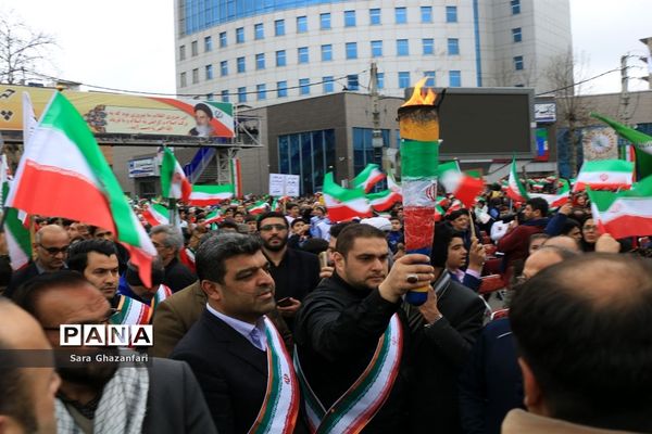 راهپیمایی ۲۲ بهمن در ساری