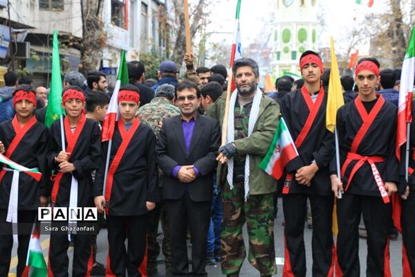 راهپیمایی ۲۲ بهمن در ساری