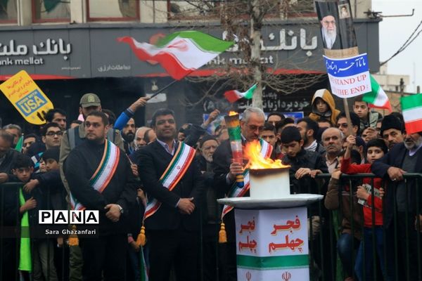 راهپیمایی ۲۲ بهمن در ساری