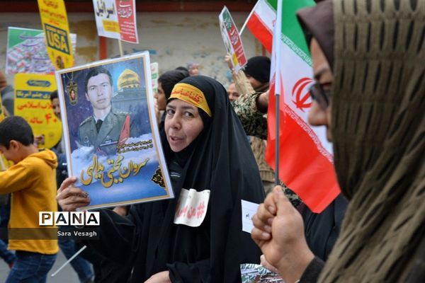 راهپیمایی عظیم  چهلمین سالگرد جمهوری اسلامی ایران در شهریار