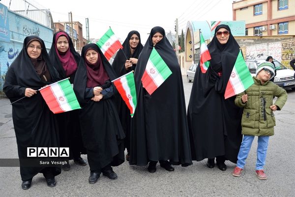 راهپیمایی عظیم  چهلمین سالگرد جمهوری اسلامی ایران در شهریار