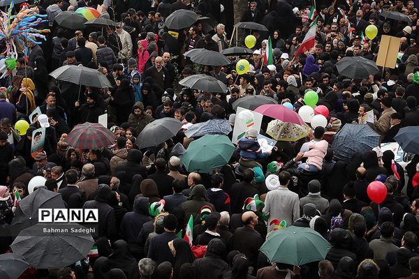 مراسم راهپیمایی 22 بهمن در تهران -1
