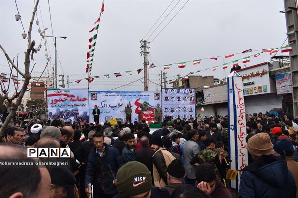 راهپیمایی 22 بهمن در بهارستان