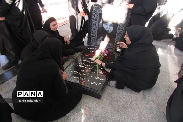 غبار روبی گلزار شهدا شهرستان نی ریز