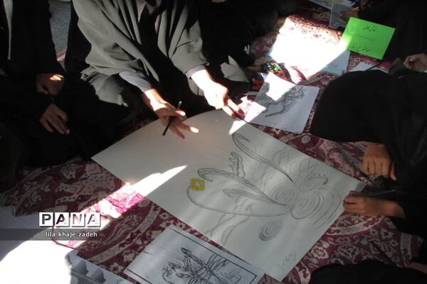 غبار روبی گلزار شهدا شهرستان نی ریز