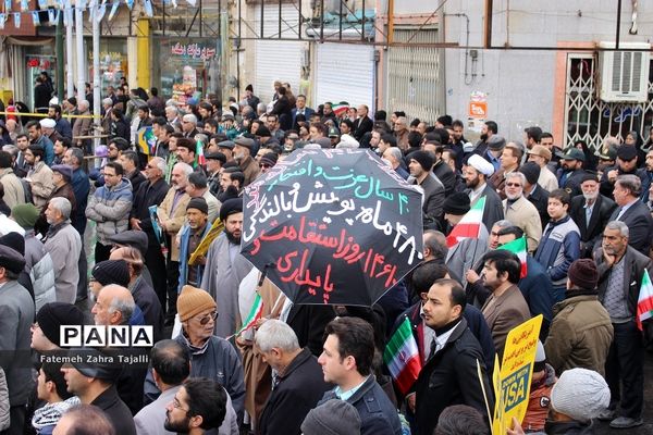 راهپیمایی 22 بهمن در سمنان- 1