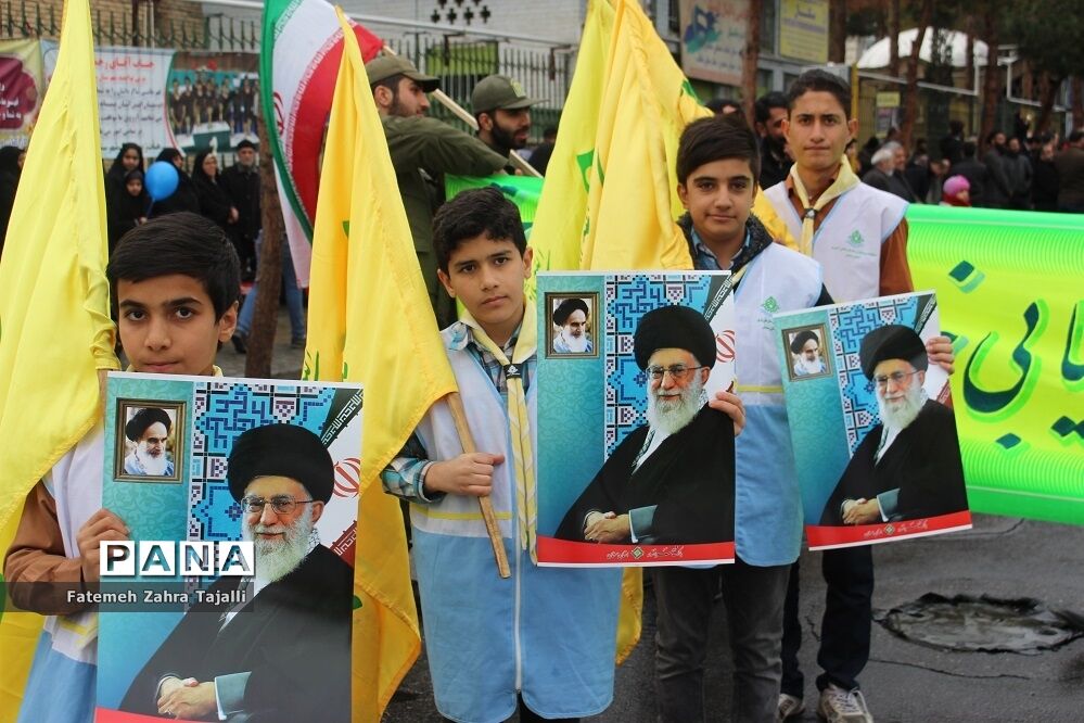 راهپیمایی 22 بهمن در سمنان- 1