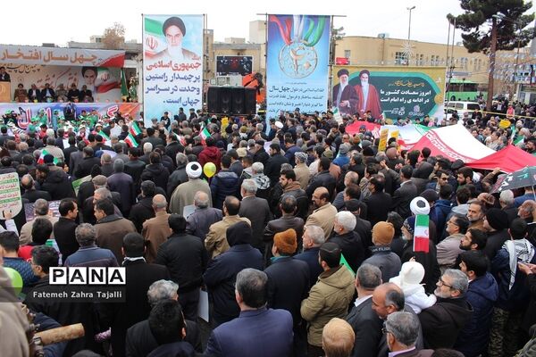 راهپیمایی 22 بهمن در سمنان- 1