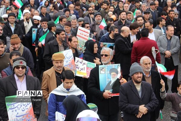 راهپیمایی 22 بهمن در سمنان- 2