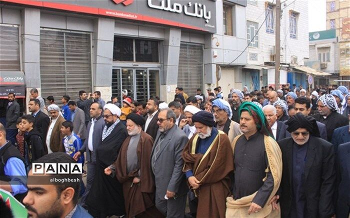 پیام قدردانی امام جمعه شادگان ، نماینده مردم شادگان در مجلس شورای اسلامی و فرماندار شادگان از حضور پرشور مردم در راهپیمایی 22 بهمن