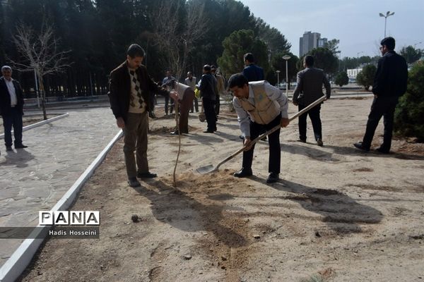 کاشت ۴۰ اصله نهال با یادمان ارتباطی فراگیر