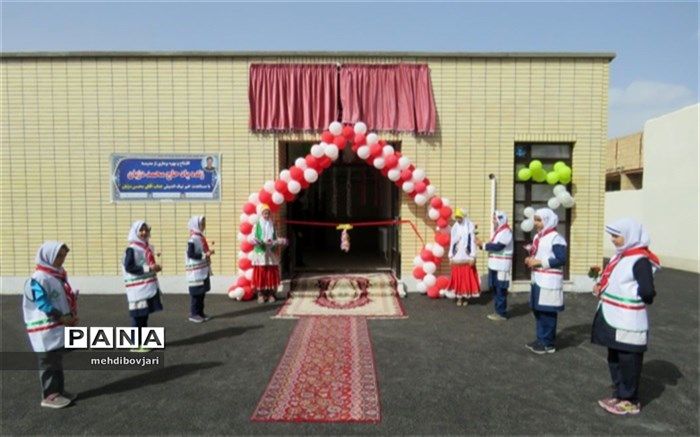 آیین افتتاحیه مدرسه خیرساز زنده یاد حاج محمد دژبان منطقه بن رود برگزار شد
