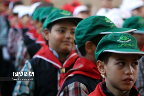 برگزاری مانور تشکیلاتی یاوران انقلاب در چهاردانگه