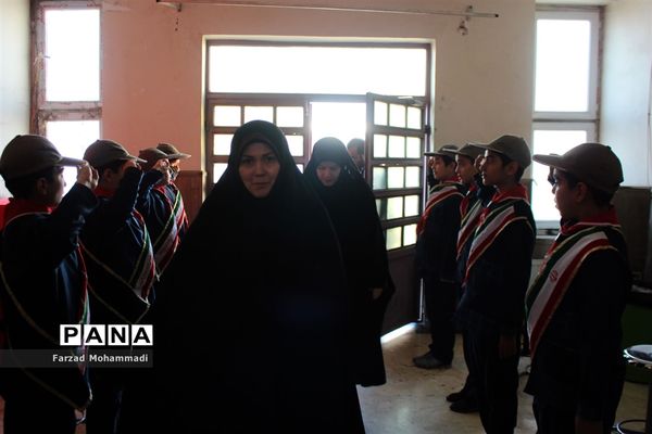 برگزاری مانور تشکیلاتی یاوران انقلاب در چهاردانگه