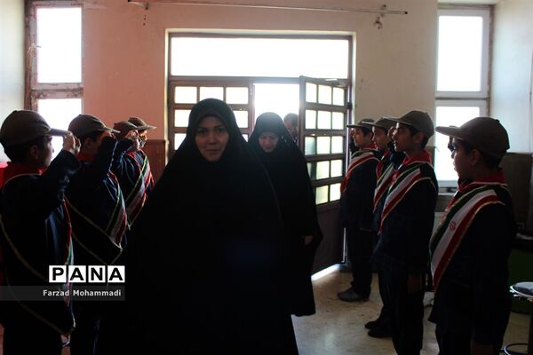 برگزاری مانور تشکیلاتی یاوران انقلاب در چهاردانگه