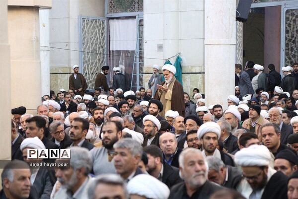 برگزاری مراسم سوگواری حضرت آیت الله مؤمن در مسجد اعظم قم