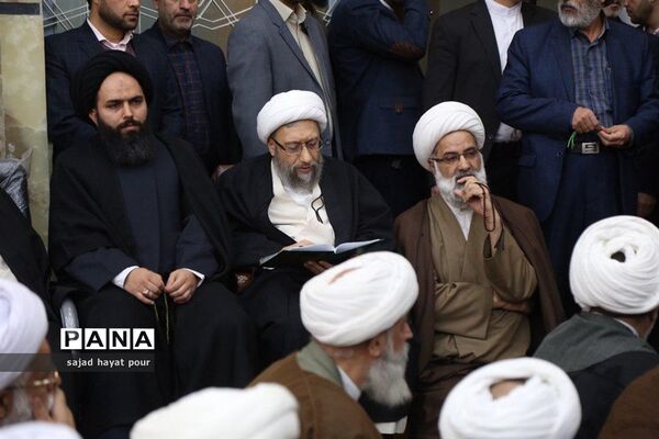 برگزاری مراسم سوگواری حضرت آیت الله مؤمن در مسجد اعظم قم