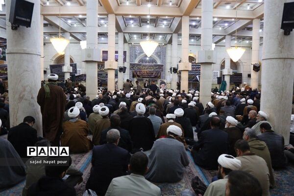 برگزاری مراسم سوگواری حضرت آیت الله مؤمن در مسجد اعظم قم