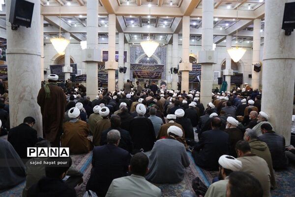برگزاری مراسم سوگواری حضرت آیت الله مؤمن در مسجد اعظم قم