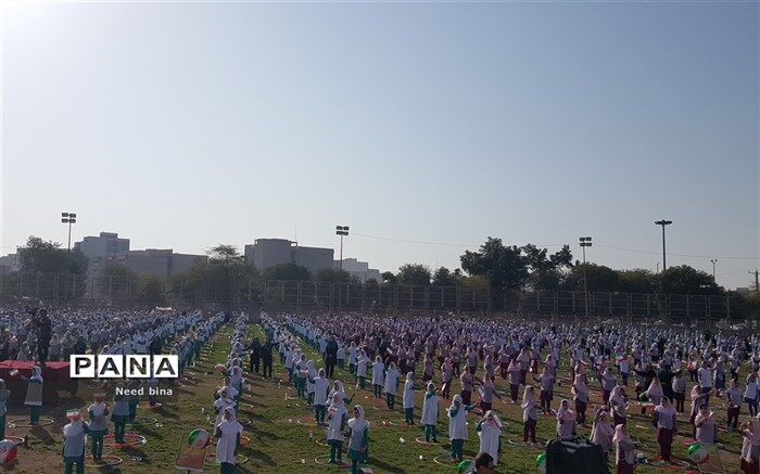 برگزاری همایش بزرگ ۳۰۰۰ نفری یاوران ورزشی و تربیت بدنی
