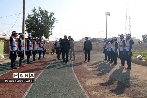 همایش دانش آموزی ۳۰۰۰نفری همیاران ورزش در ناحیه یک اهواز