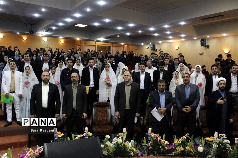 جشن بزرگ ازدواج دانشجویی در دانشگاه آزاد اسلامی واحد اسلامشهر