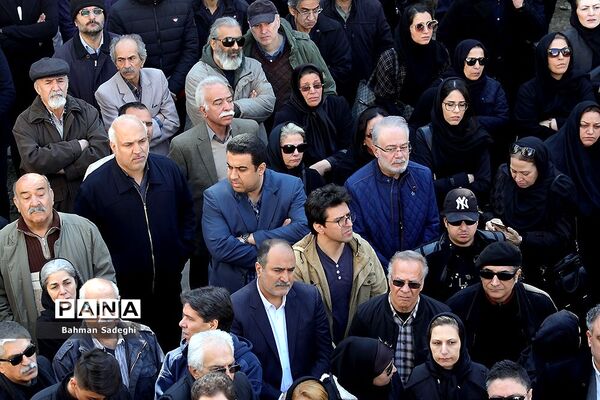 مراسم تشییع پیکر خشایار الوند