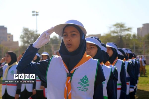 مانور  مشترک 2000نفری یاوران انقلاب نواحی یک و سه اهواز، کارون و باوی