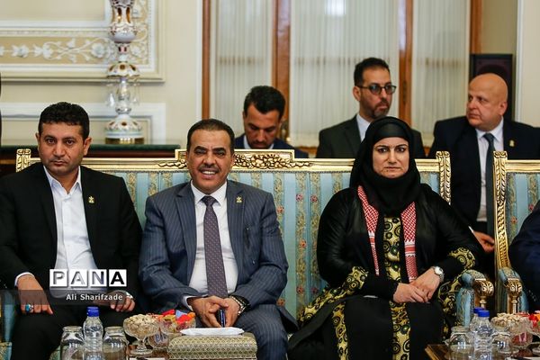 دیدار علی لاریجانی با رئیس مجلس عراق