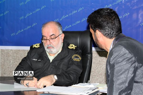 ملاقات مردمی فرمانده انتظامی غرب استان تهران در شهرقدس