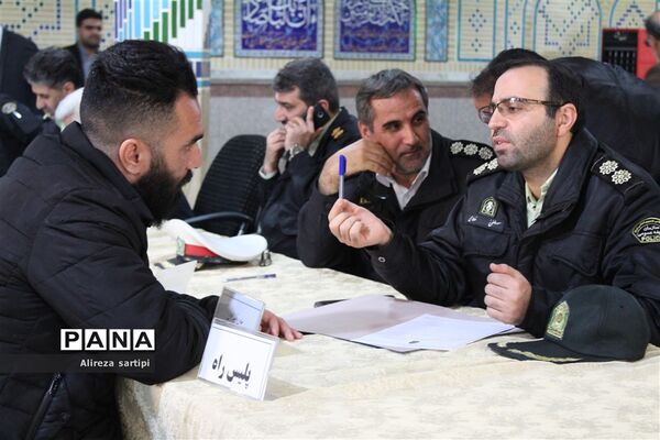ملاقات مردمی فرمانده انتظامی غرب استان تهران در شهرقدس