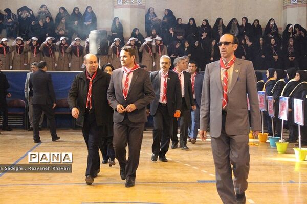 مانور سپاس مربی در ناحیه یک ری