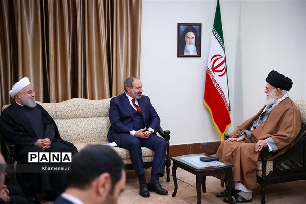 دیدار نخست وزیر ارمنستان با مقام معظم رهبری