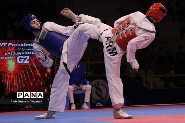دومین شب از سومین دوره مسابقات جام ریاست فدراسیون جهانی تکواندو در جزیره کیش